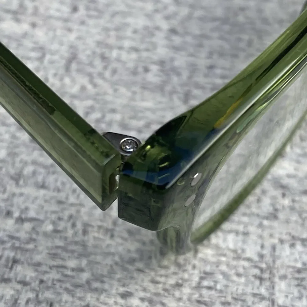 Zenni Olive Green Full Rim Eyeglasses Frames Only Eyewear 125024 - Picture 7 of 16